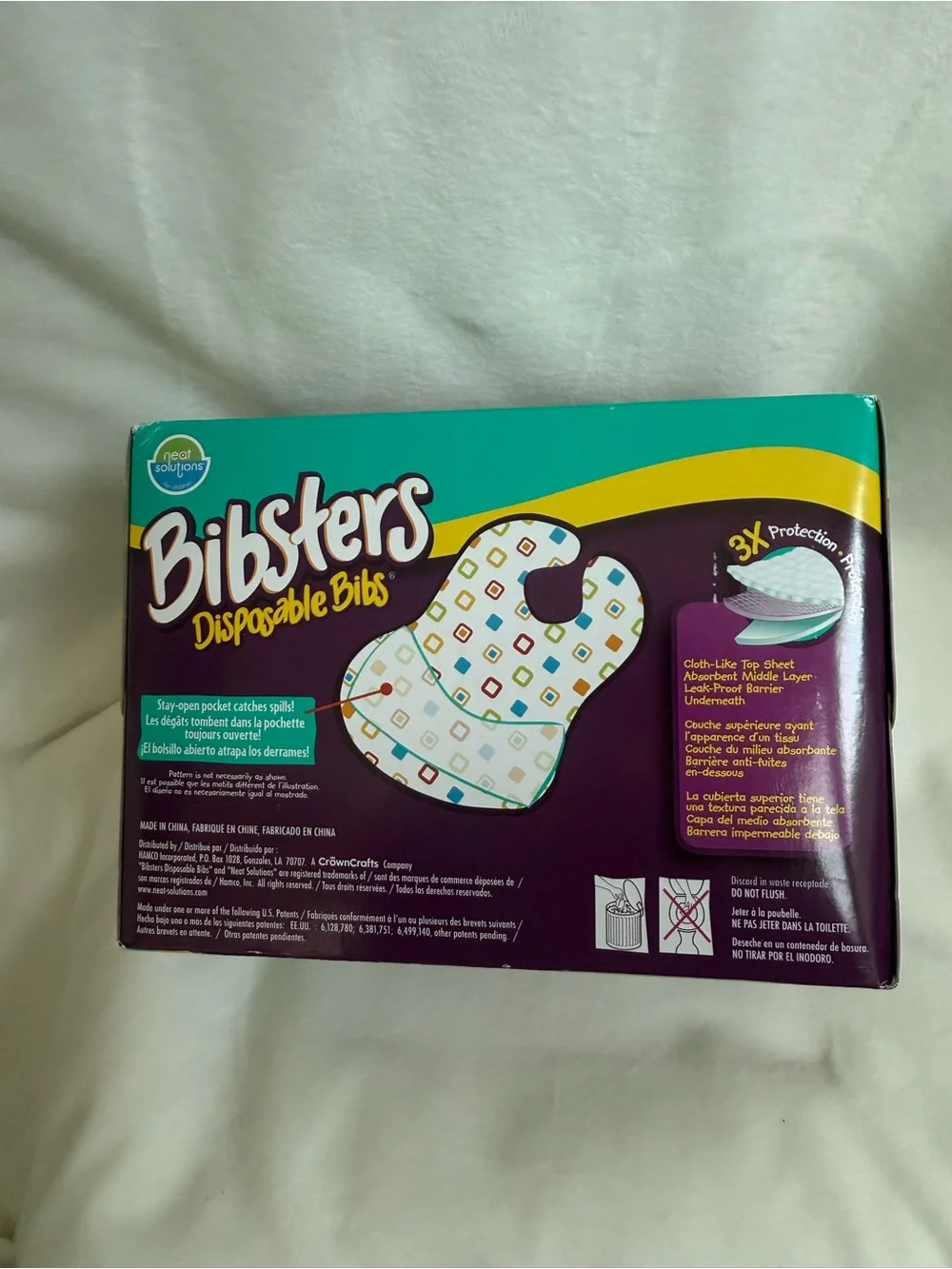 N/A bibsters disposable